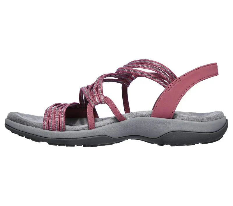 Florence | Women's Elastic Strap Walking Sandals with Slingback and Cushioned Sole