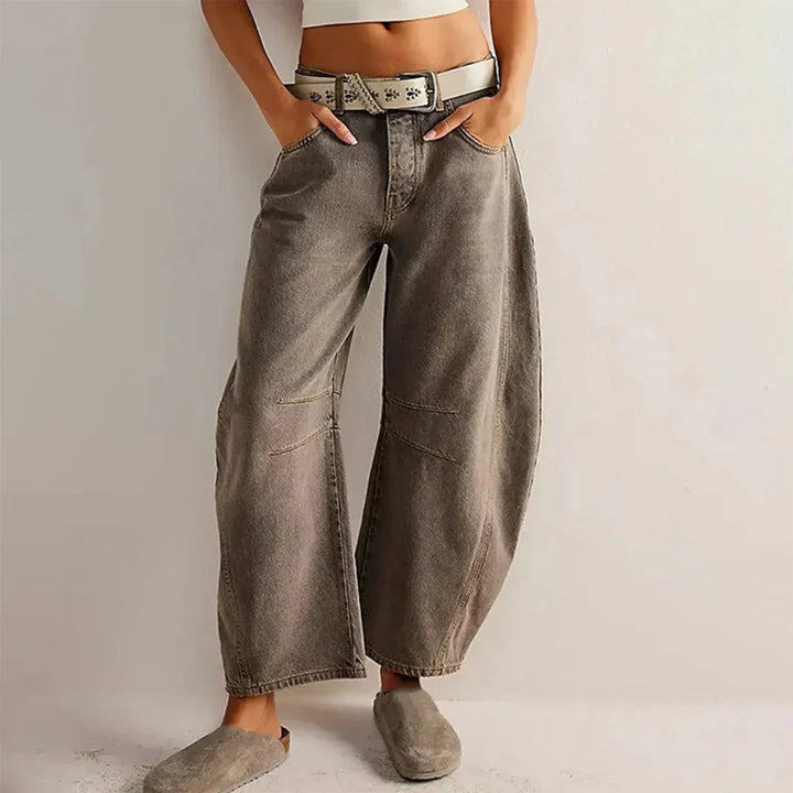 Grace | Women's Wide Leg Trouser with Elasticated Waist and Side Pockets