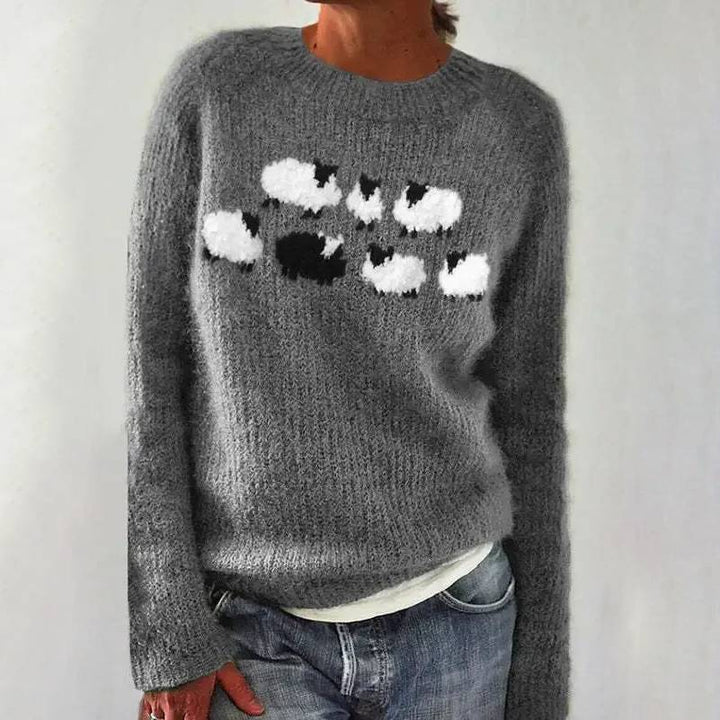 Poppy | Cozy Retro Sweater