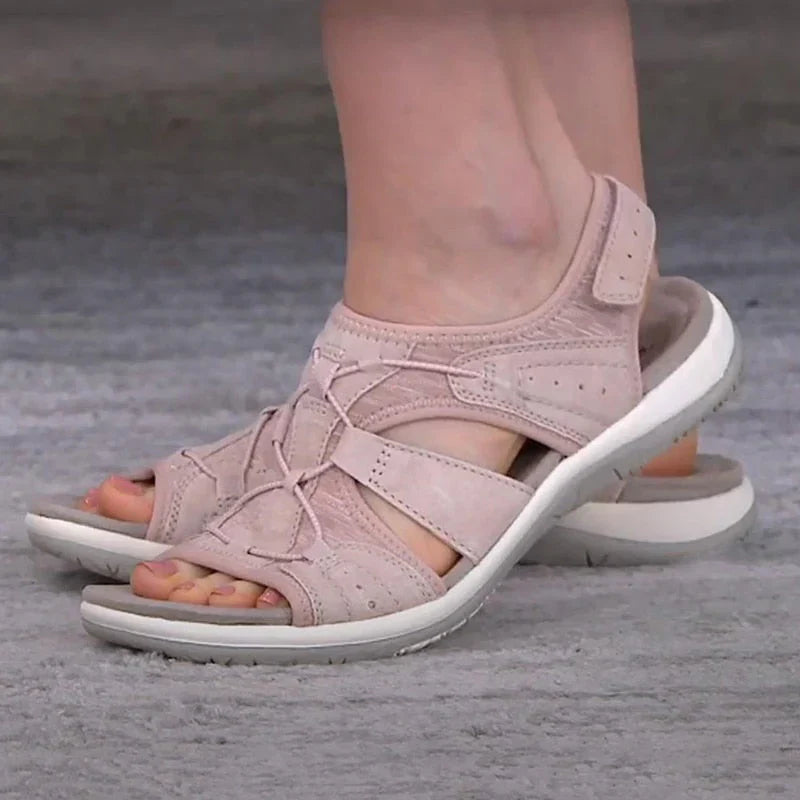 Harriet | Women's Sporty Comfort Walking Sandals with Hook and Loop Straps