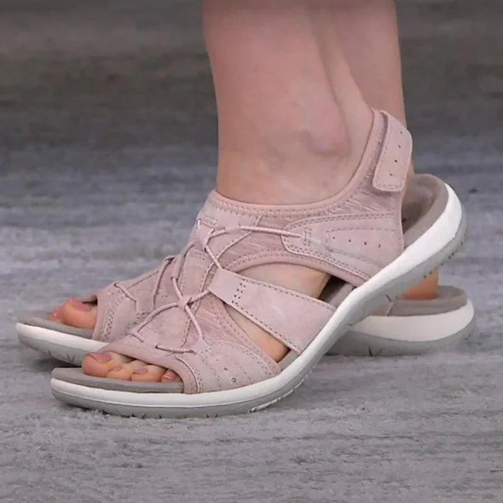 Harriet | Women's Sporty Comfort Walking Sandals with Hook and Loop Straps