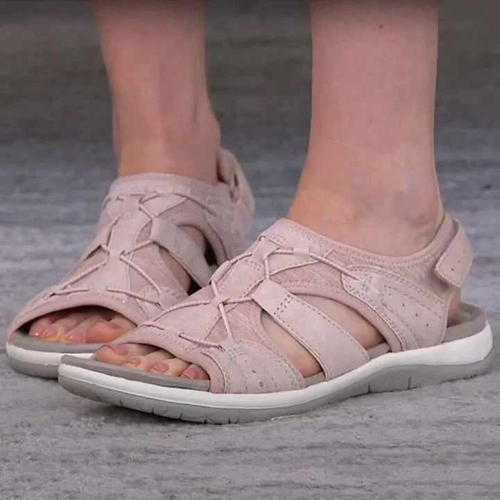 Harriet | Women's Sporty Comfort Walking Sandals with Hook and Loop Straps