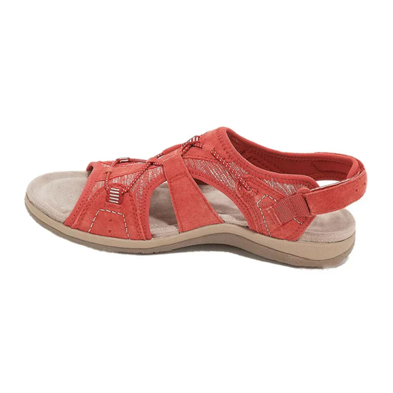 Harriet | Women's Sporty Comfort Walking Sandals with Hook and Loop Straps