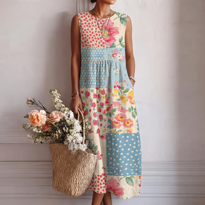 FLORENCE | Sleeveless Maxi Dress
