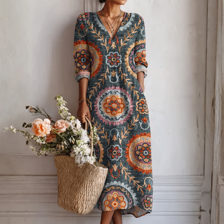 CLEMENTINE | Bohemian Maxi Dress