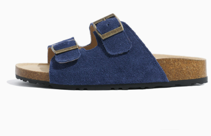Pamela | Women's Adjustable Strap Cork Footbed Sandals with Buckle