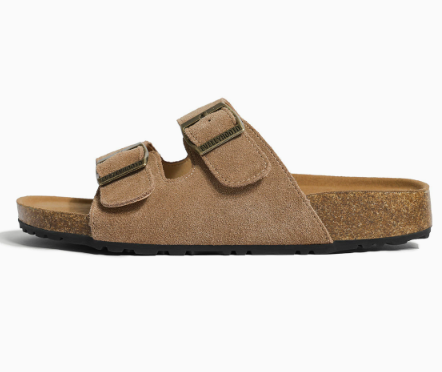 Pamela | Women's Adjustable Strap Cork Footbed Sandals with Buckle