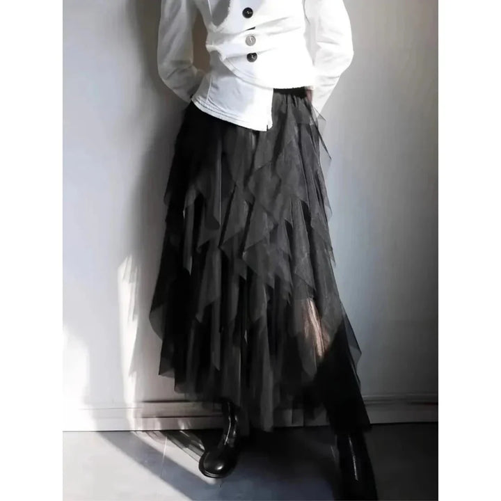 Lavinia | Women's Tiered Skirt with Ruffled Layers
