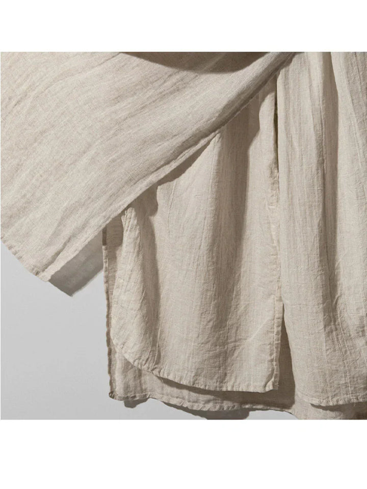 Lavinia | Women's Wide Leg Trouser with Elasticated Waist and Side Pockets