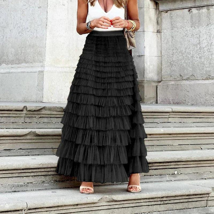 Leanne | Women's Tiered Ruffle Skirt