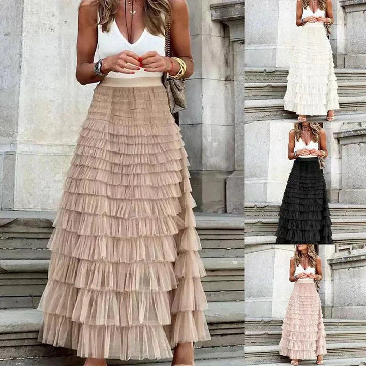 Leanne | Women's Tiered Ruffle Skirt