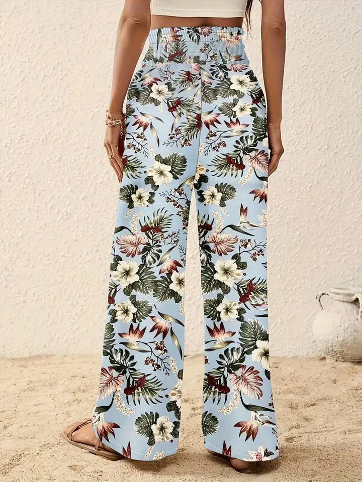 Elegant Floral Trousers