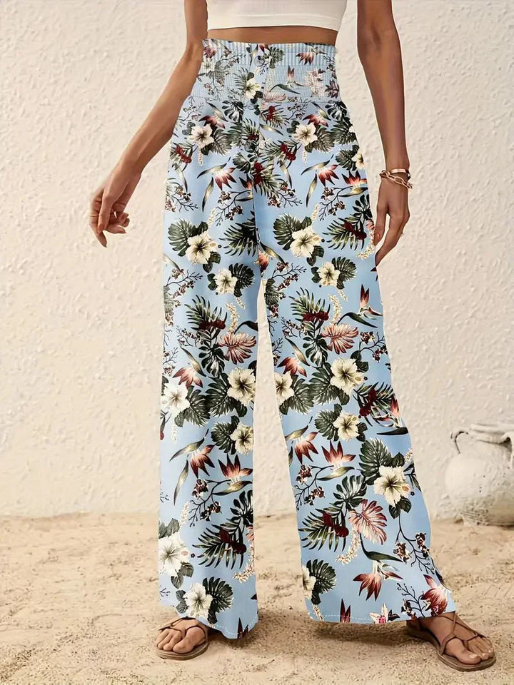 Elegant Floral Trousers