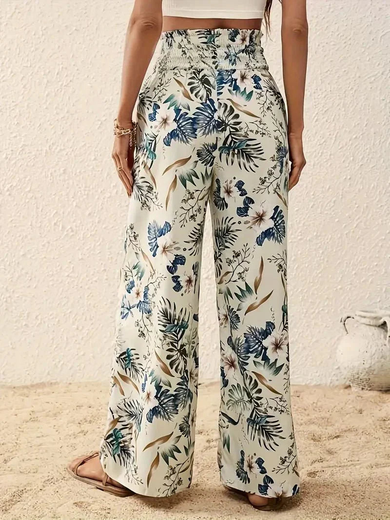 Elegant Floral Trousers