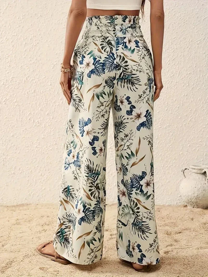 Elegant Floral Trousers