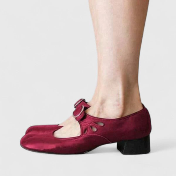 Léa | Retro Mary Jane Flat