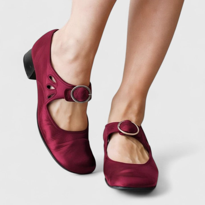 Léa | Retro Mary Jane Flat