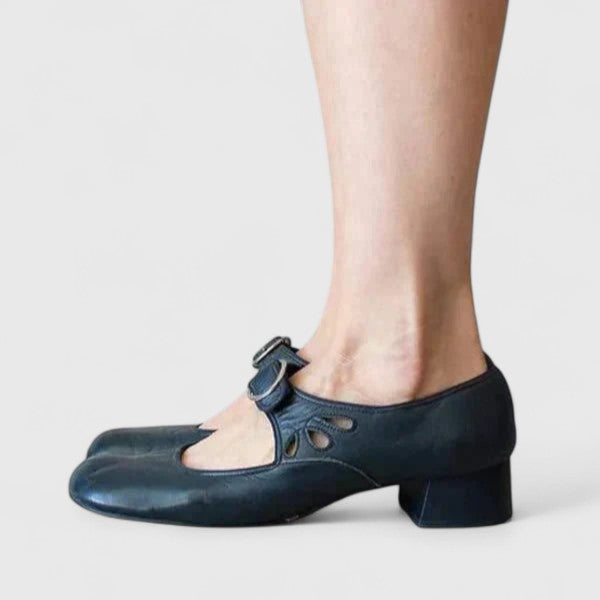 Léa | Retro Mary Jane Flat