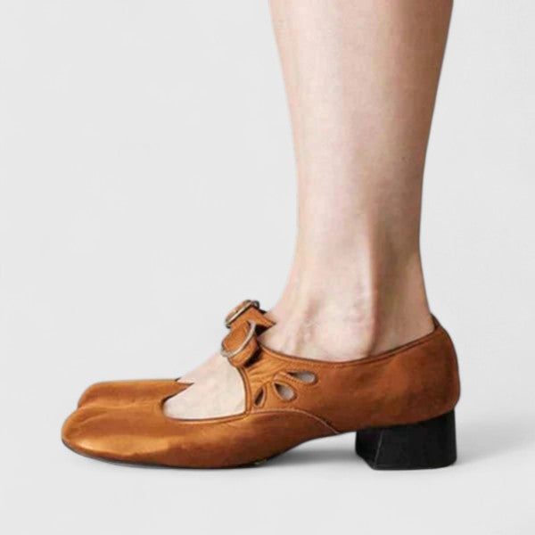 Léa | Retro Mary Jane Flat