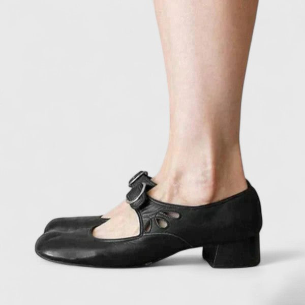 Léa | Retro Mary Jane Flat
