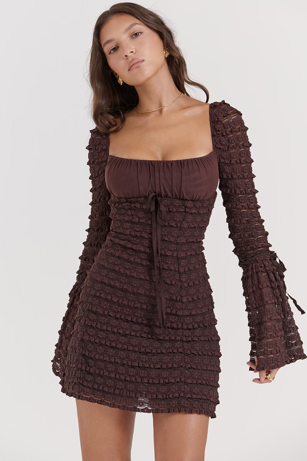 AliceLeon™ | Espresso Dress