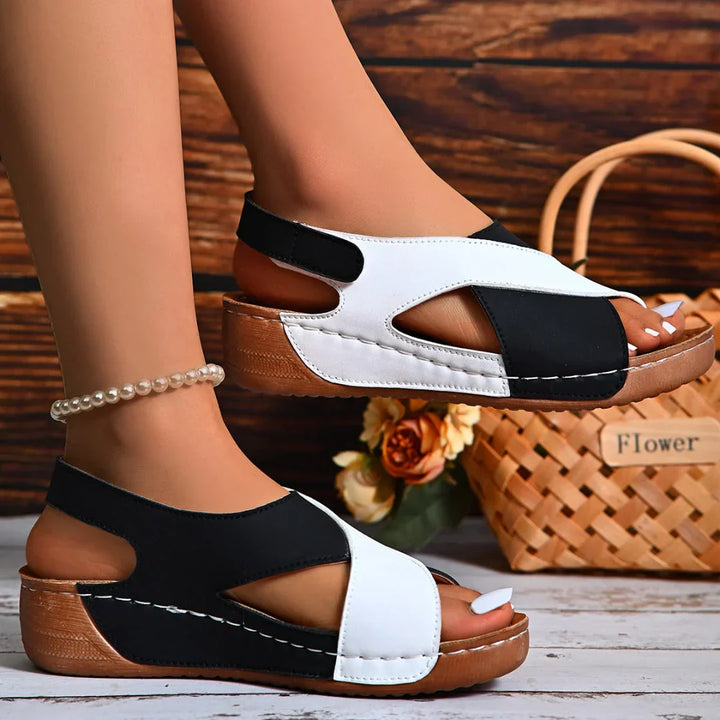 Megan | Women's Orthopaedic Wedge Sandals with Slingback Strap