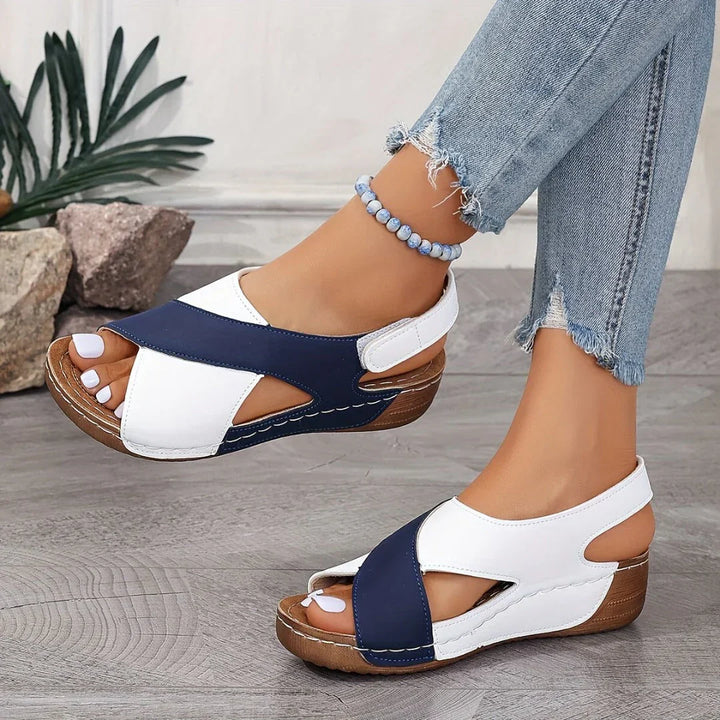 Megan | Women's Orthopaedic Wedge Sandals with Slingback Strap
