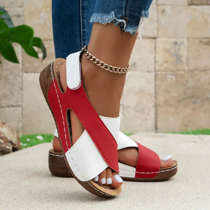 Megan | Women's Orthopaedic Wedge Sandals with Slingback Strap