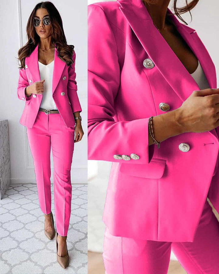 Millicent | Business Suit with Double Breasted Blazer