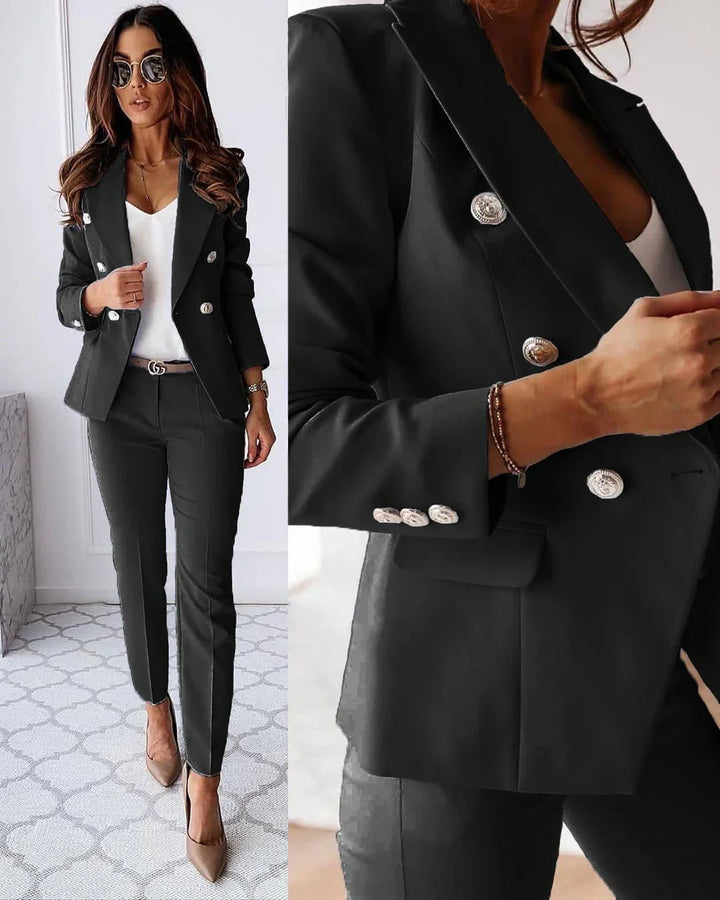 Millicent | Business Suit with Double Breasted Blazer
