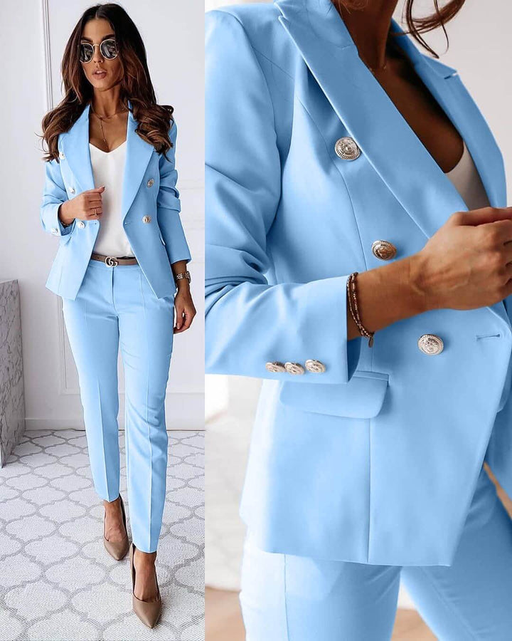 Millicent | Business Suit with Double Breasted Blazer