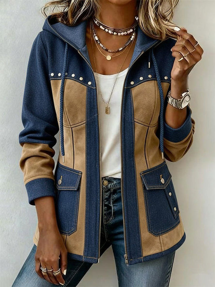 Fawnridge™ | Patchwork Jacket with Hood