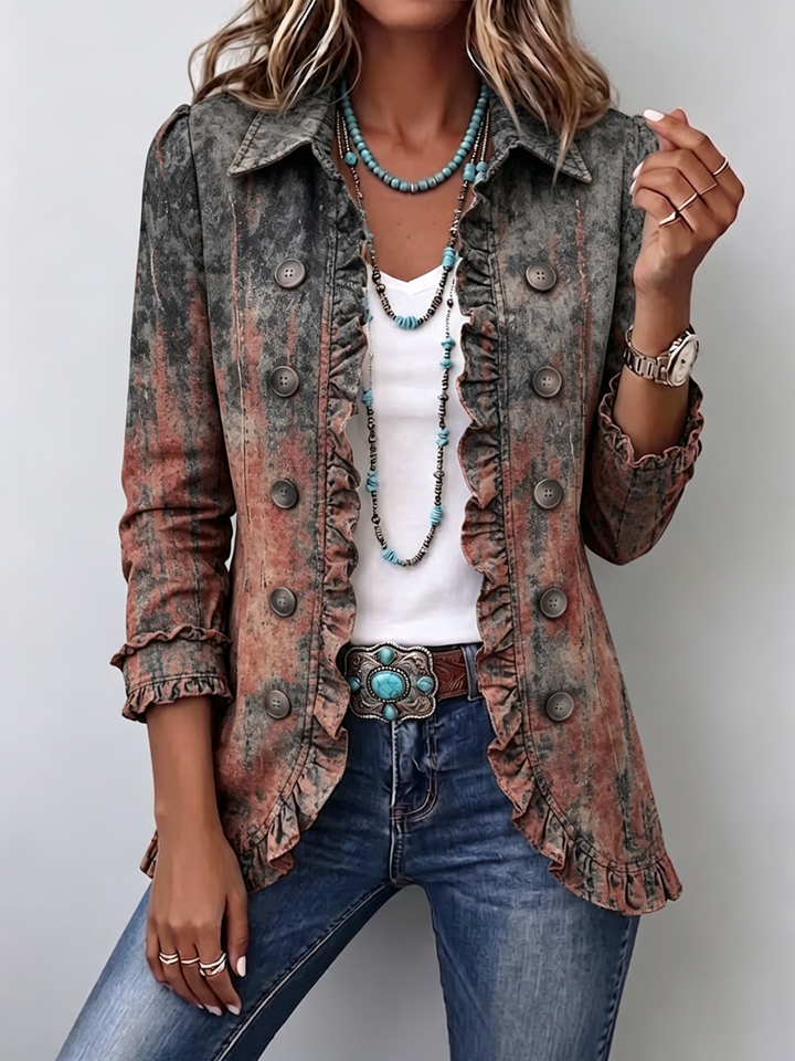 Benita | Jacket with Ruffles