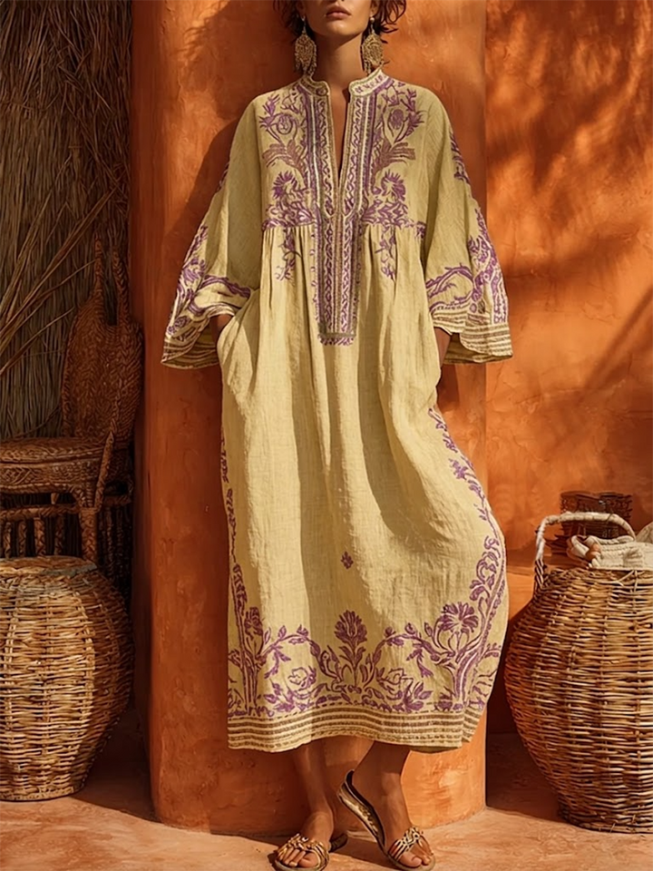 Celestina - Boho Dress with Mediterranean Charm