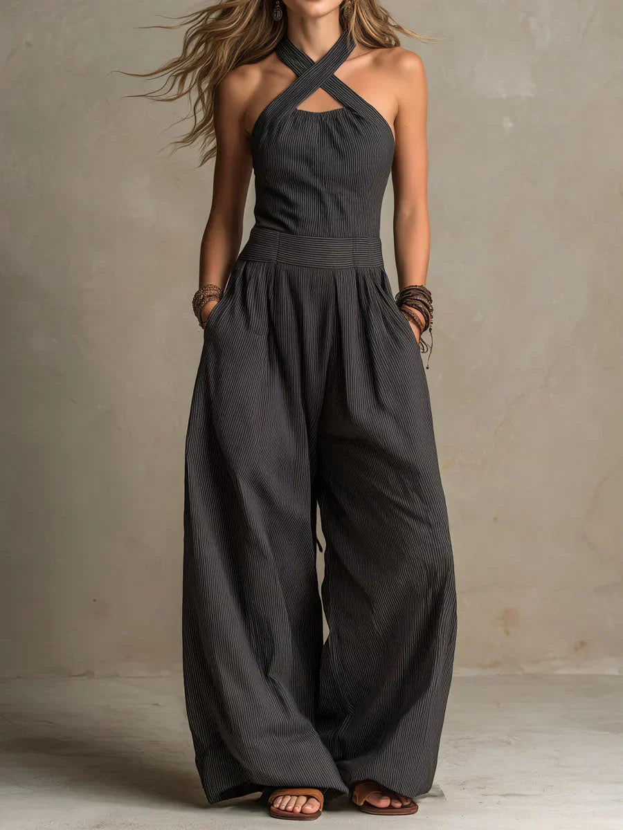 Bianca | Elegant Cross-Front Jumpsuit