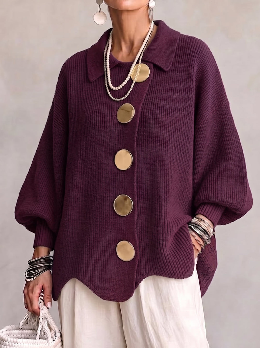 Ichelle | Oversized Sequin Blouse
