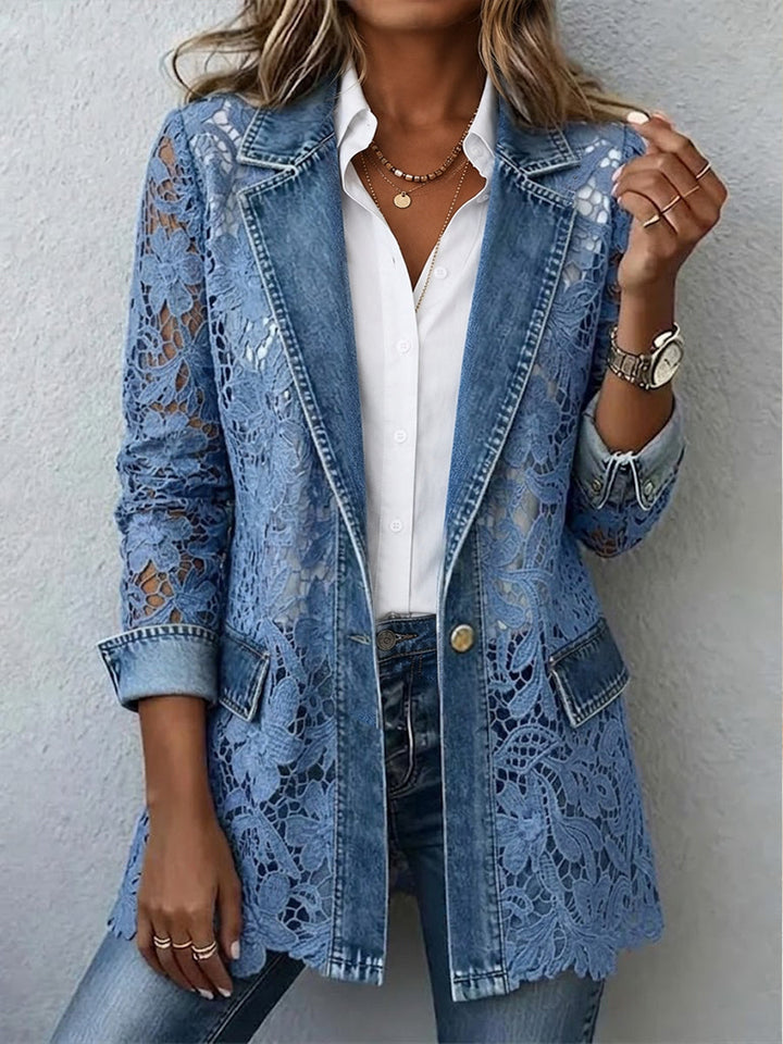 Alicia | Jacket with Floral Lace