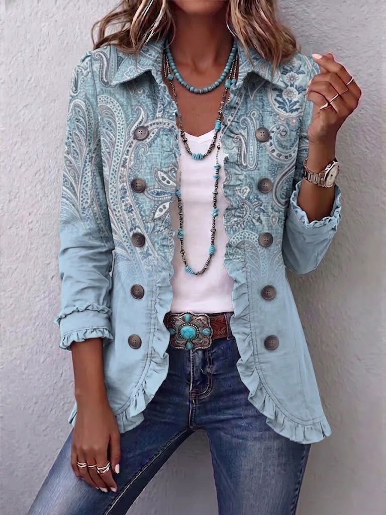 Remedios | Jacket with Ruffles