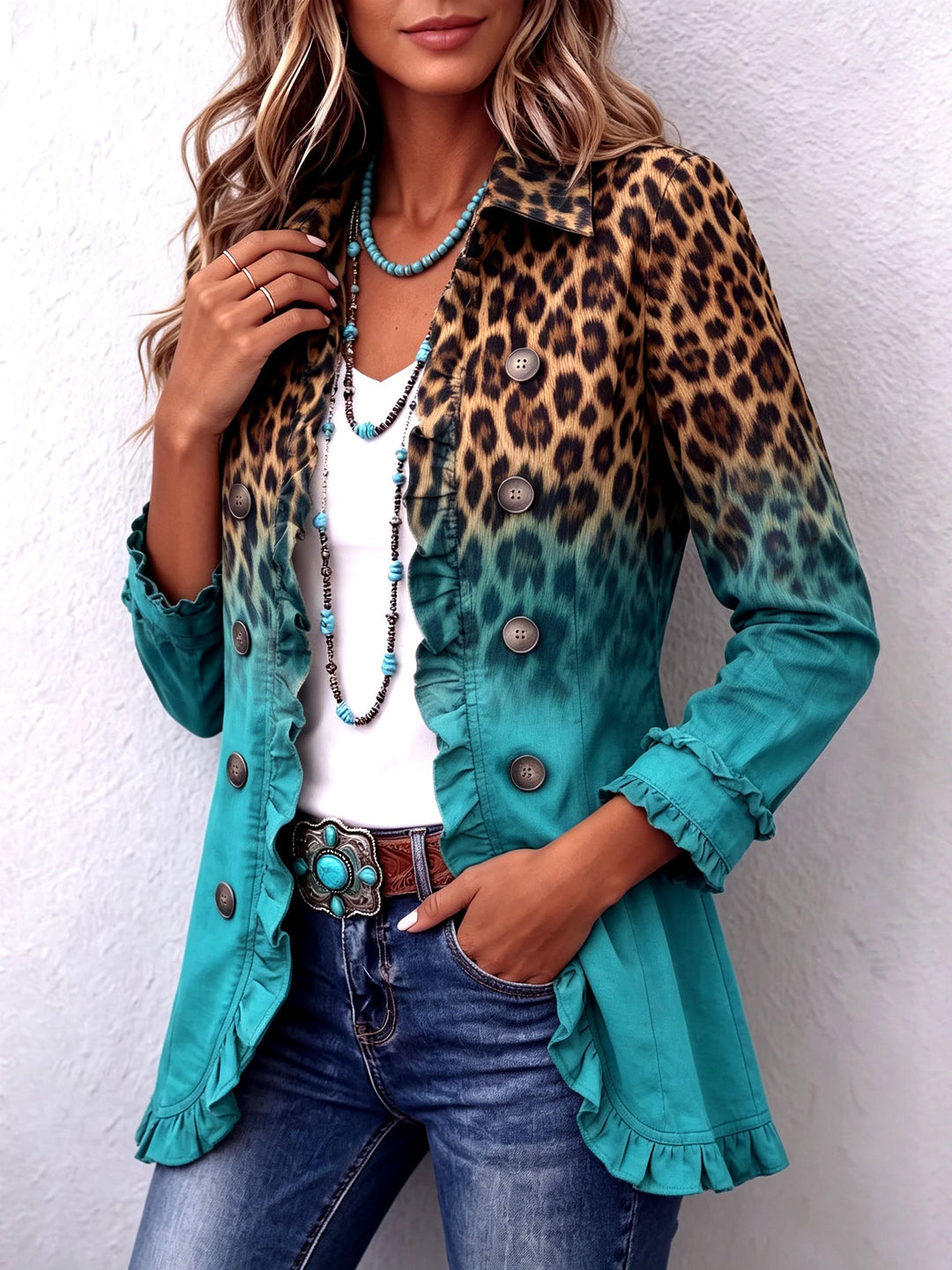 Mercedes | Jacket with Ruffles
