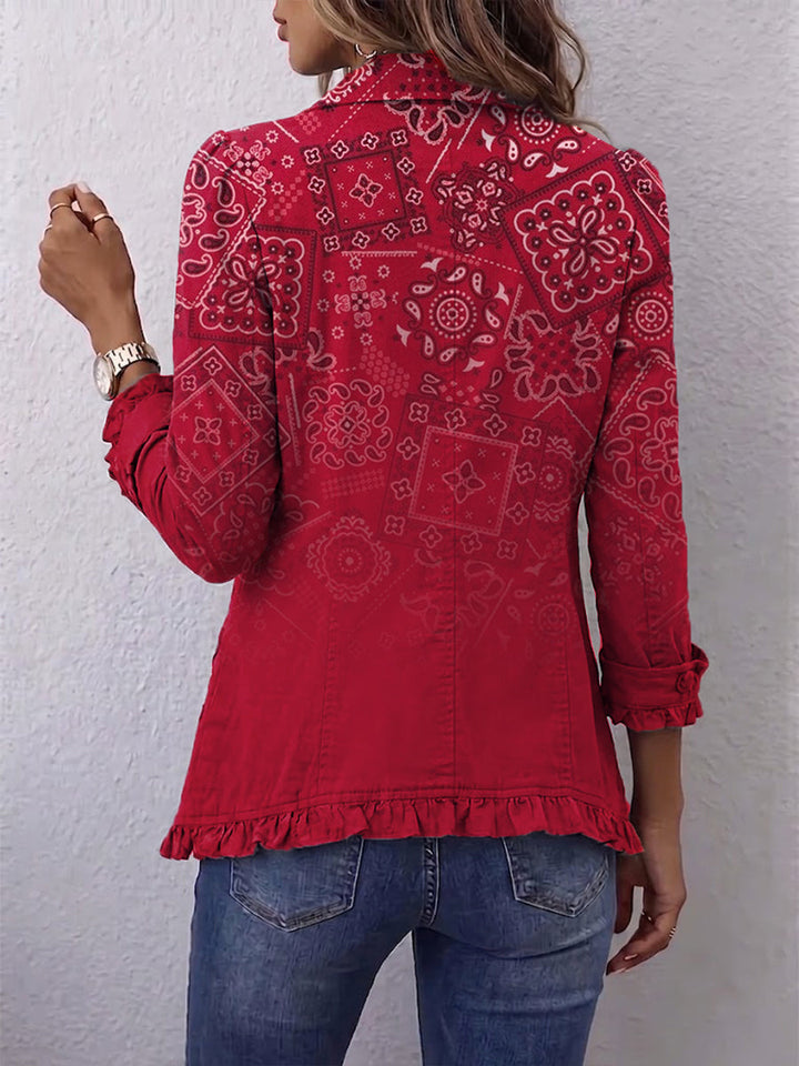 Clotilde | Jacket with Ruffles