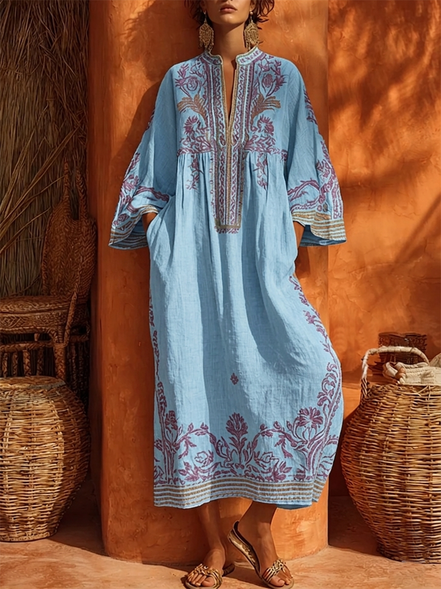 Celestina - Boho Dress with Mediterranean Charm