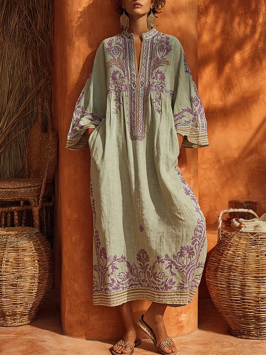 Celestina - Boho Dress with Mediterranean Charm