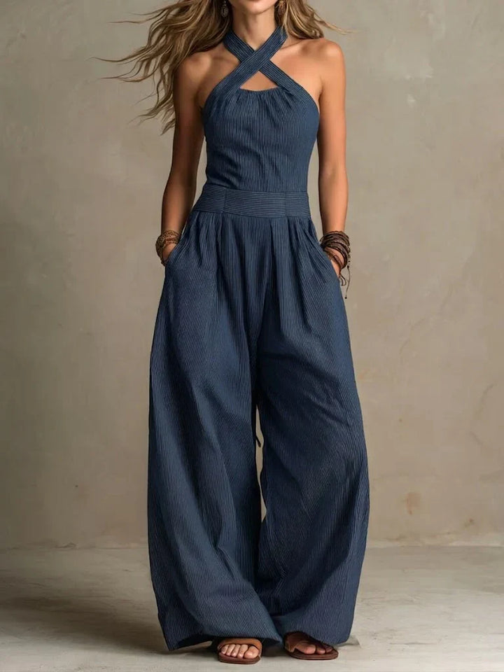 Bianca | Elegant Cross-Front Jumpsuit