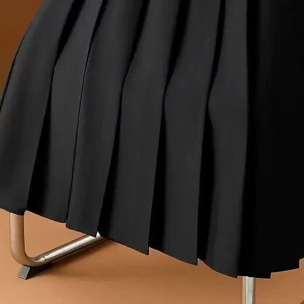 Perdita | Women's Pleated Skirt with Belted Waist