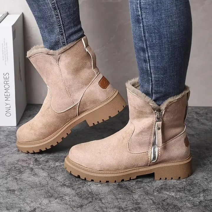 Prudence | Women's Flat Zip Ankle Boots