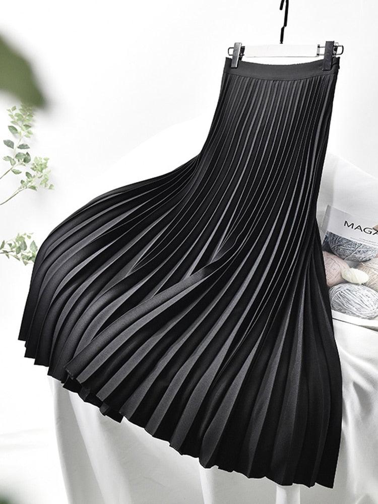 Sheila | Women's Pleated Skirt with High Waist