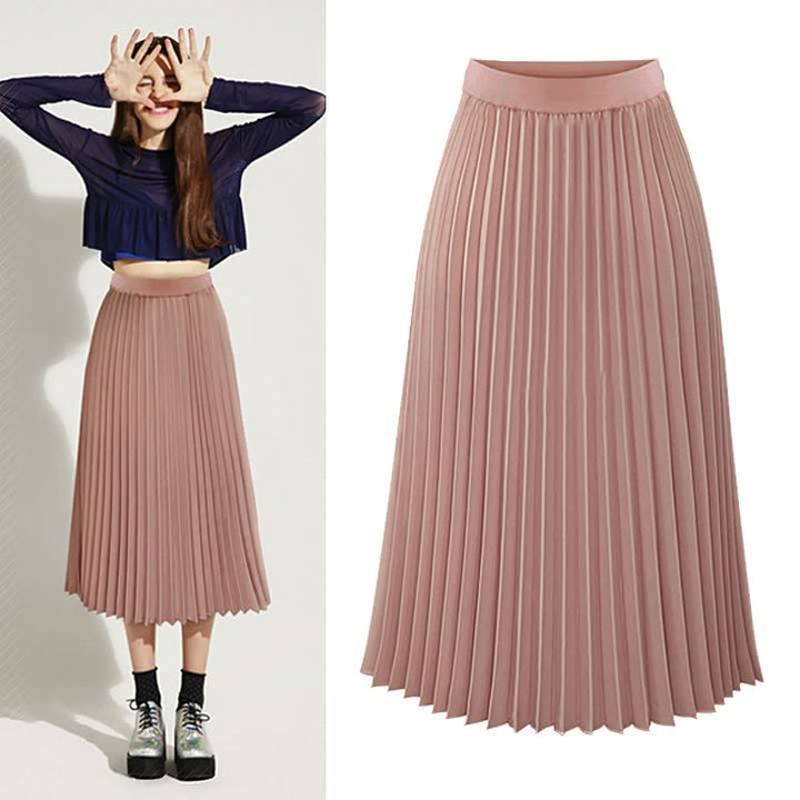 Sian | Women's Pleated Skirt with A-Line Cut