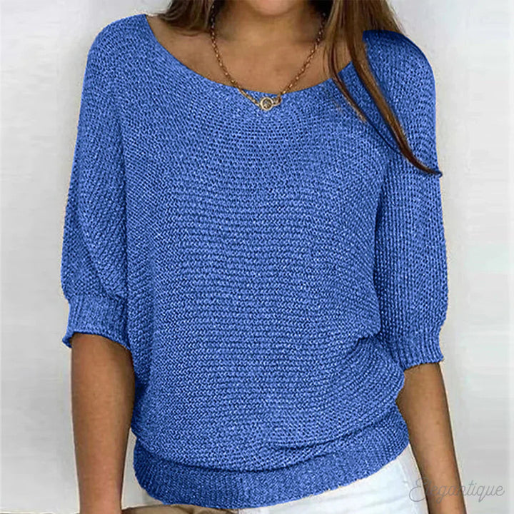 Gabrielle | Twisted Knit Chic Sweater