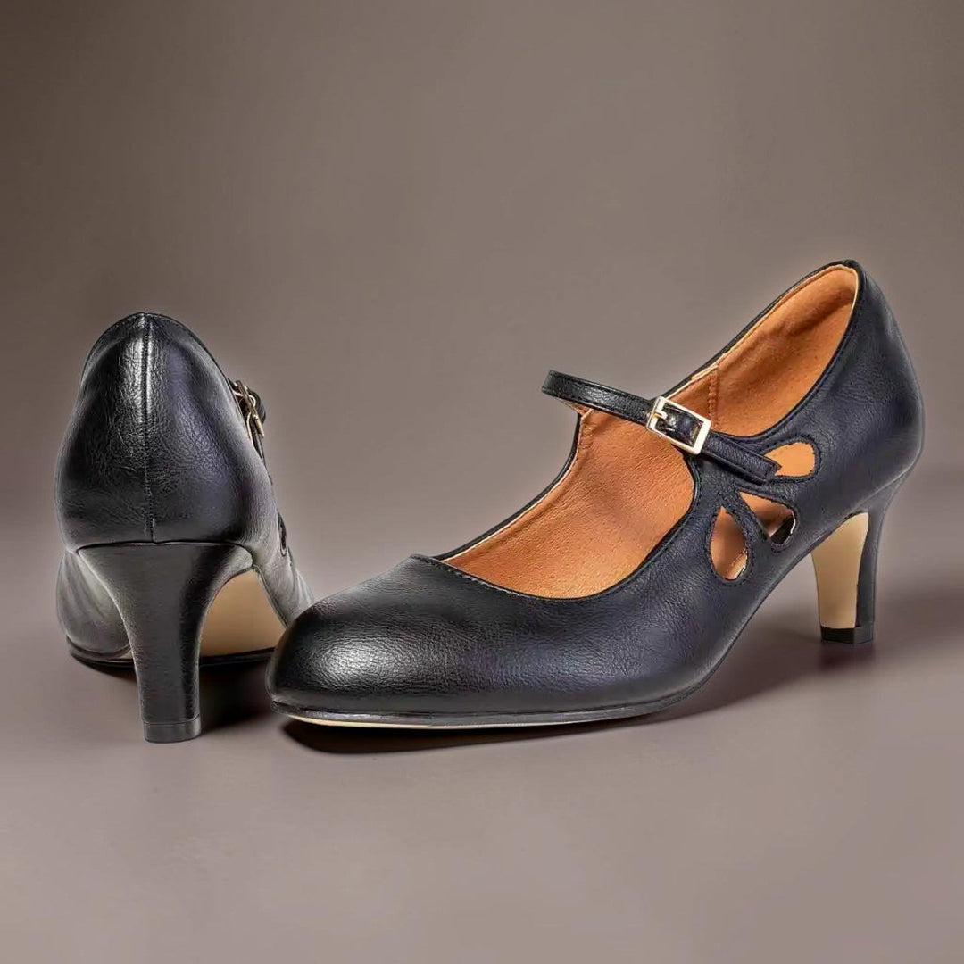 Rosalie | Black Mary Jane Heel