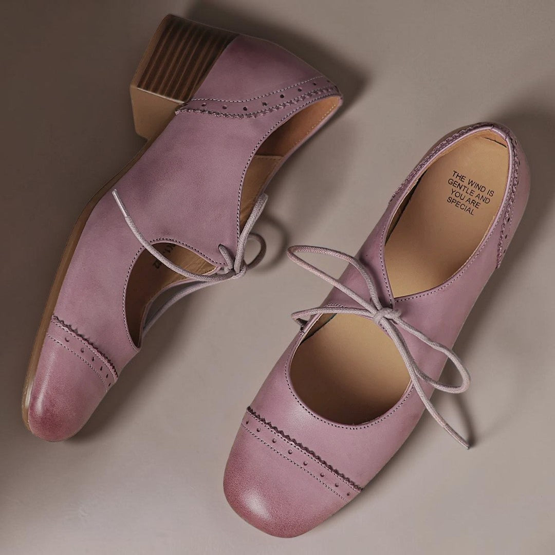 Geneviève | Leather Derby Shoes